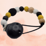 Speenkoord- black and yellow