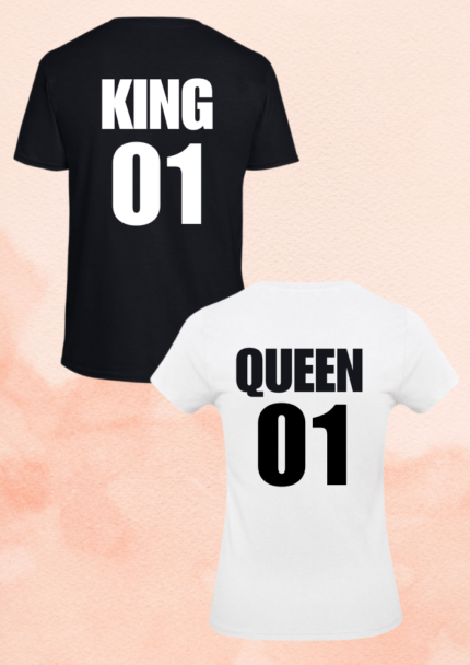 King and Queen t-shirt set