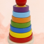 Houten stapeltoren