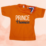 Oranje shirt - korte mouw
