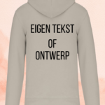 Vest unisex - Eigen opdruk rug