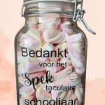 Spekpot - Bedankt voor het spek-taculaire schooljaar